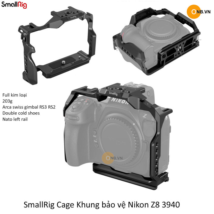 SmallRig Cage Khung bảo vệ Nikon Z8 3940