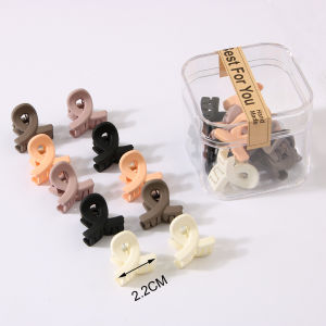 COD FREE BOX - 10PCS JEPITAN MINI DOFF / JEDAI DOFF MINI / JEPIT RAMBUT BABY / JEPIT KUTU / JEPITAN PONY ANAK