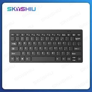 SKYSHIU Mini Keyboard S1 Quiet Compact and Portable Widely Compatible with Desktop Computers Laptops Phones