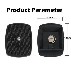 Camera Tripod Plate Quick Release Plate with Special Adapter With 1/4 Screw For Yunteng Velbon