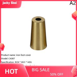 Jacky Foot Solid Brushed Iron Table Chair Cylinder Cap Protect Decor Bottom Safe Pad