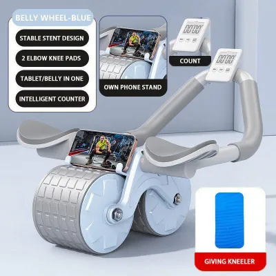 Abdominal Trainer Elbow Multi-functional abs Roller abdominal Support Rebound Training Exerciser Home Fitness Exercise Equipment 卷腹轮