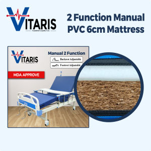 [Same-Day Delivery] Hospital Bed 2 Function Manual + Mattress + Dining Table