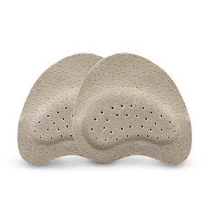 1Pair Half Insoles Leather Forefoot Pad for Women Sandals High Heels Non-slip Shoes Insoles for Womens Shoes Insert Adhesive Anti Slip Stickers