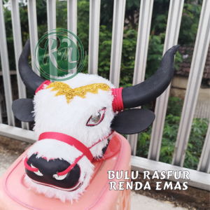 Bantengan Mata Menyala Mainan Anak Banteng Mberot Bulu Enteng Ringan