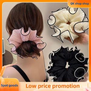 ✨QK shop✨ Fashion Temperament Scrunchies For Women Girls Elegant Versatile Rubber Band Sweet Hair Rope Simple Hair Accessories Gifts