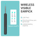 【SKIT SG】Ear Wax Removal Cleaner Intelligent Visible Ear Spoon with Camera 1296P HD Video Otoscope Earwax Cleaning Wireless Endoscope Earpick for Kids Adults, Earwax Removal Cleaner Visual Ear Cleaner with 3.5mm Camera 6 LED Light 1296P FHD Video Otoscope. 