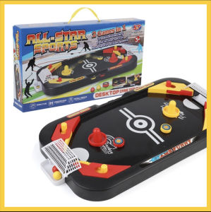 [SG STOCKS] 2 IN 1 Kids Hockey / Football Tabletop Game Family Interactive Educational Games
