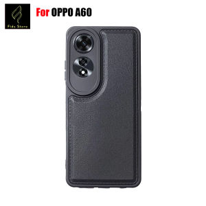Case OPPO A60 Soft Case Leather Pro Casing TPU Lembut Tekstur Kulit Anti Benturan Fids Store