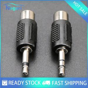 NG Motor✨ COD ✨ Car 1Pc Mono Dual Channel Plug 3.5 To AV Adapter 3.5mm Audio Head Male To Lotus RCA Female Jack Conversion Head