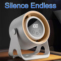 ❄Colder than Antarctica -20°C❄ Wireless Portable Fan Air Circulation Fan (7 Inch)with Night Light USB Fan Rechargeable Fan 50000mAh C-type Charging Desktop Fan Suitable for Indoor and Outdoor Use In Offices 风扇小型大风. 
