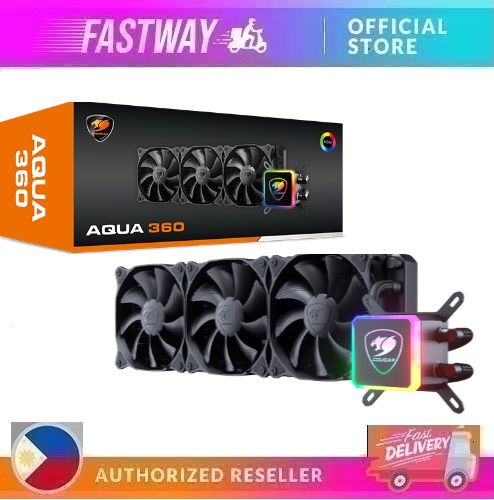 COUGAR AQUA-120 AIO RGB CPU-LIQUID COOLER FOR INTEL/AMD (1*120MM FAN ...
