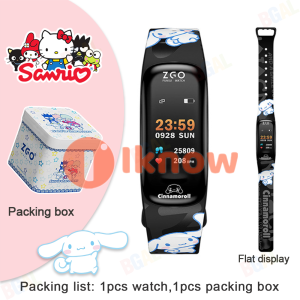 I know 100% Authentic Sanrio Melody Smart Watch Sports Cinnamoroll Kids Watches Blood Oxygen IP67 Waterproof 6931