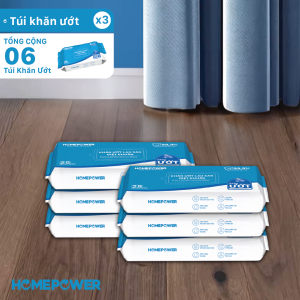 Cây Lau Nhà Kẹp Khăn Thay Thế Đa Năng Bản Nâng Cấp 36cm CS-03 Homepower Dùng Khăn Khô Ướt Sử Dụng 1 Lần