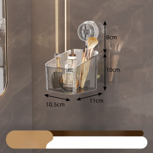 No Need To Punch Holes No Damage To The Wall💯 Kitchen And Bathroom Suction Cup Rack Bathroom Shelf Water Ripple Sink Organizer Suction Cup Storage Box无需打孔不伤墙面厨房浴室吸盘架浴室置物架