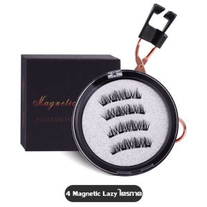 ขนตาแม่เหล็กขนตาปลอมแบบไม่มีกาวขนตาปลอมทั้งแถบการจำลองแบบนุ่มพิเศษ 0 กาวขนตาแม่เหล็กแบบใช้ซ้ำได้