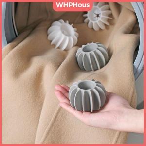 WHPHous 5PCS Reusable Silicone Laundry Ball Clothes Hair Cleaning Tools Pet Hair Remover Washing Machine Cat Hair Catcher Laundry Ball