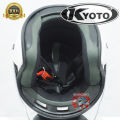 HELM KYOTO PAKET GANTENG (kaca flat iridium + spoiler). 