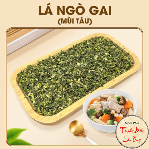 Lá ngò gai 1kg ngò rí lá mùi tàu sấy khô sạch thơm gia vị món nấu ăn - Lãn ông