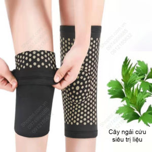 Bọc gối ngải cứu tự làm nóng và giảm đau khớp