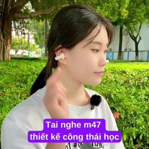 Tai nghe không dây bluetooth dẫn truyền xương m47 thiết kế thể thao âm thanh lớn độ bền cao