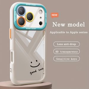 Creative and minimalist couple phone case suitable for iPhone17161514131211Pro/Max/Plus anti drop and shockproof backcover