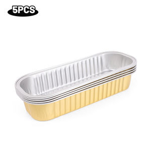 【On Sale】10Pcs Useful Air Fryer Baking Oil-proof Tin Foil Box for Household Barbecue Plate Food Storage Box