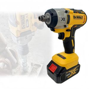 DEWALT บล็อกไฟฟ้าไร้สาย DCF887 ประแจไฟฟ้าไร้แปรงถ่าน 20V/21V แบตเตอรี่ 2 ก้อน แรงบิดสูง 550–950 N m พร้อมกระเป๋าถือ