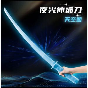 Nightlight 3D Samurai Knife Toy Creativity Interesting Decompression Plastic childrens toy Knife