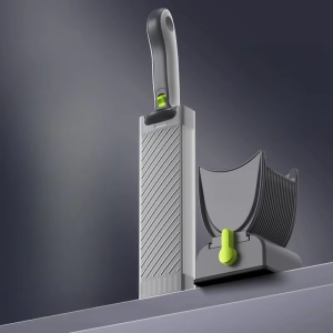 Versatile Stainless Steel Manual Meat Slicer Handheld Meat Dicer with HolderSharpenerBrush & Sheath for Slices Shreds & Grain