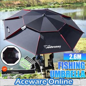 2.6M Outdoor Fishing Umbrella Garden Umbrella Outdoor Beach Umbrella Payung Outdoor Patio Umbrella Fishing Umbrella