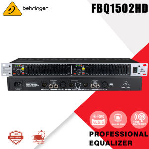 BEHRINGER FBQ1502HD อีคิวาไลเซอร์ อีคิวาไลเซอร์กราฟิกการยับยั้งปฏิกิริยา คู่ 15 ส่วน อีคิวาไลเซอร์กราฟิกสเตอรีโอ 2 ช่องแบบราค