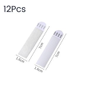 FinDee ตีนตุ๊กแกติดผนัง ตีนตุ๊กแกแขวนรูป ไม่ต้องเจาะผนัง  12 ชิ้น/แพ็ค Nylon hook