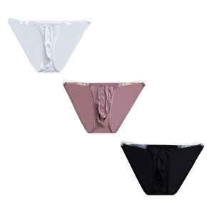 CMENIN ADANNU 3Pcs Popular Cotton Jockstrap Underwear Man Brief Low Waist Slip Mens Panties Briefs Men Underpants Under Wear AD749