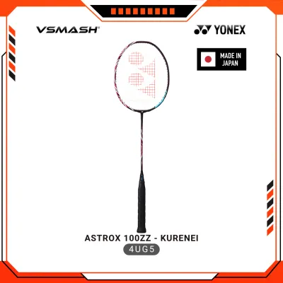 Yonex ASTROX 100ZZ Badminton Racket 4UG5 Unstrung Racquet Head Heavy Extra Stiff Raket [Free String & Grip]