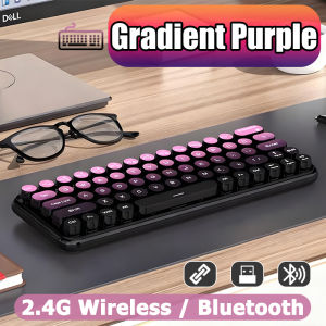 ✨12 hours delivery✨2.4G wireless keyboard 65-Key Dual-mode Connection bluetooth keyboard mechanical keyboard wireless gaming keyboard mechanical gaming keyboard 键盘
