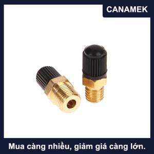 【CANAMEK】 1 cái tự làm phụ kiện máy nén khí Tank Fill van lục giác Brass Tank Fill van M8 M10 Threaded van lõi