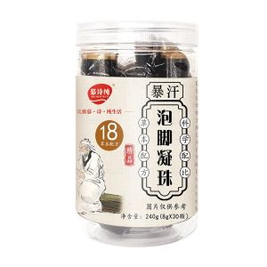 Herbal 18 Flavor Concentrated Foot Bath Liquid Mu Shi Pure 8g Instant Foot Soaking Bag Sweating Foot Soaking Gel Beads