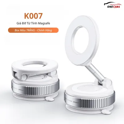 Giá Đỡ Điện Thoại Từ Tính K007 Chính Hãng – Hút Chân Không ONECARS Xoay 360° Hợp Kim Cao Cấp