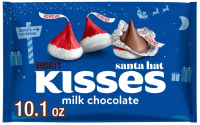 TÚI SOCOLA SỮA Hersheys Kisses - Hot Cocoa / Milk Chocolate Christmas - MẪU GIÁNG SINH 286g