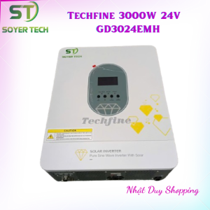 BIẾN TẦN TECHFINE 3KW 24V SOYER TECH - Mã GD3024EMH-3000W 24V-220VAC50/ 60HZ- 40VDC-500VDC