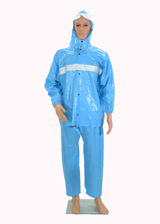 Hercules #2513 Heavy Gauge Rainsuit with Reflectors Reflective
