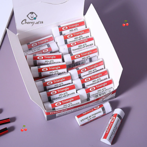 PENGHAPUS LEMBUT PANJANG PENGHAPS TRIANGLE PENGHAPUS HITAM PUTIH SATUAN COD