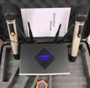 NEWEST UHF Wireless UR56D Digital Dedicated Professional Outdoor Microphone With Foma & Stopper