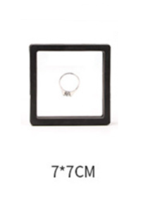 Transparent Press On Nails Storage Box with Tape Easy to Keep Jewellery Earrings Storage Box