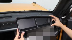 mv1 JeCar ABS Dashboard Phone Holder Storage For Ford Bronco 2021 UP Automotive Interior Storage Accessories R6Q3P