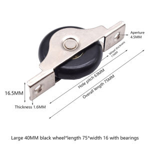 [Alex Do] Hot Sale Steel Mute Wheel Sliding Door Wheel Cupboard Groove Load-bearing Nylon Pulley Wardrobe Wheel Sliding Door Wheels Furniture Hardware Accessories