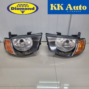 ตราเพชร ไฟหน้ามิตซูบิชิ ไทรทัน ไฟเลี้ยวมุมส้ม MITSUBISHI TRITON ปี 2005-2014 Diamond