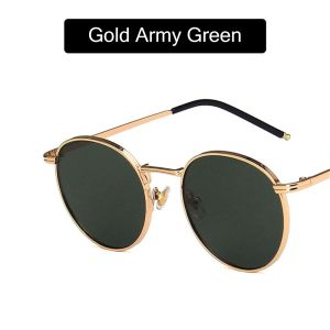 MASTERYX UV400 Metal Frame Glasses Round Sun Glasses Women Men Sunglasses Womens Eyewear Shades