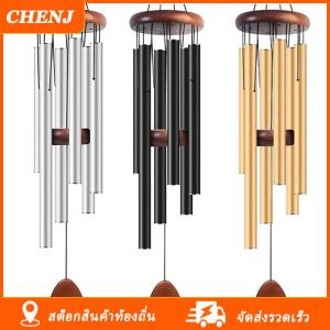 [COD] CHENJ Ship within 24 hours ท่อลมอลูมิเนียมคลาสสิกขนาด26นิ้วพร้อมป้ายแขวนทำจากไม้ระเบียงสวนระเบียงตกแต่งทางเดิน